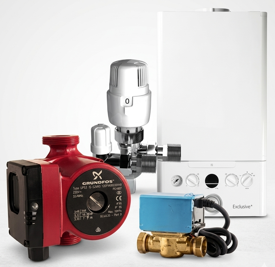 Modern Heating Illustration
