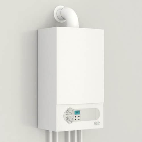 Gas boiler installation