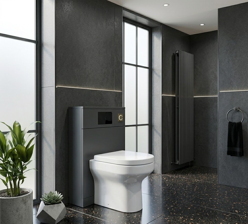 New toilet installation in a West Yorkshire bathroom